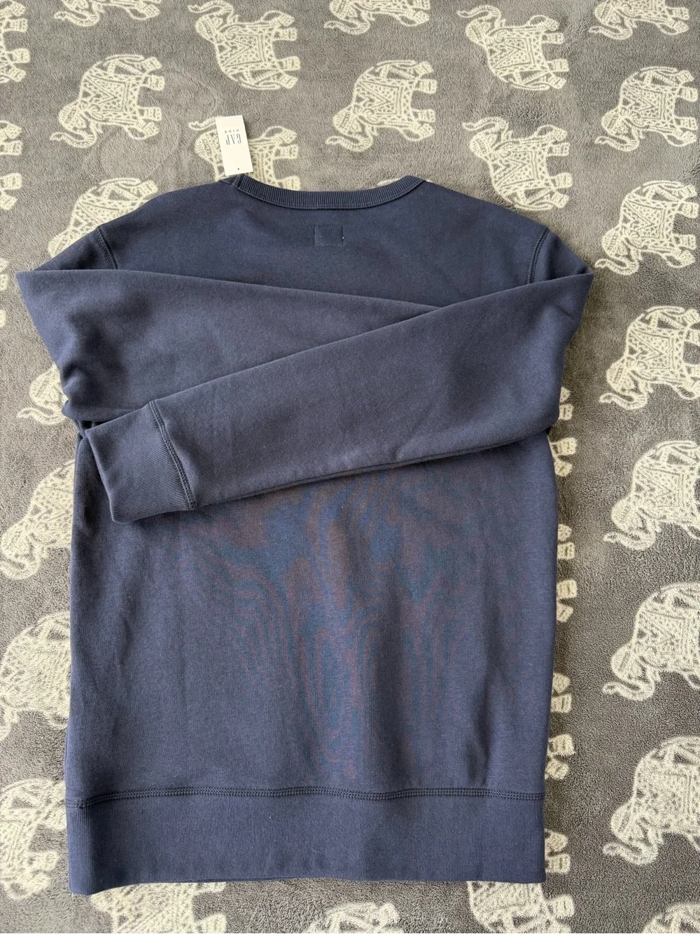 GAP Boy’s Navy Crewneck with Light Blue Logo